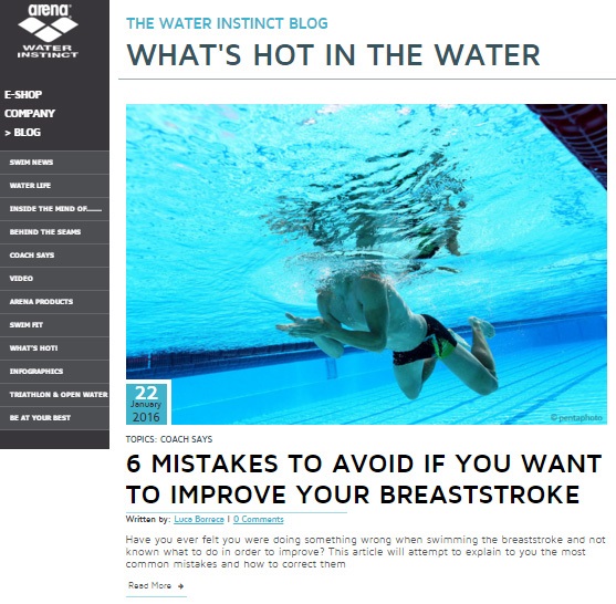 Rassegna Stampa – DigiTouch Agency per arena water instinct