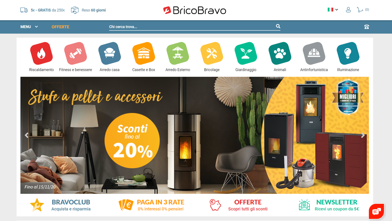 BricoBravo ha scelto Optimized Group (Gruppo DigiTouch) per la SEO del proprio e-commerce