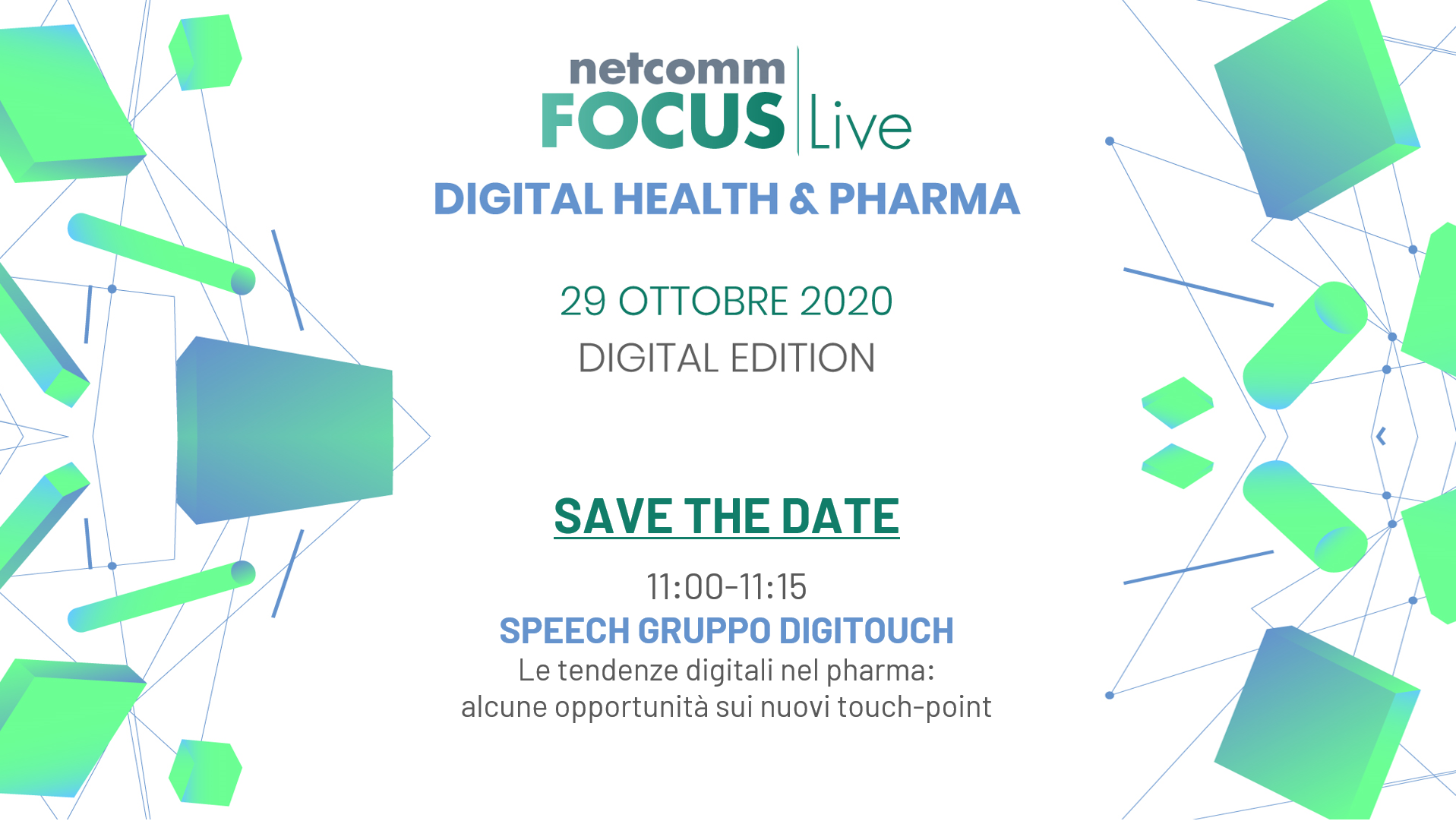 Netcomm Focus Health & Pharma 29 ottobre 2020