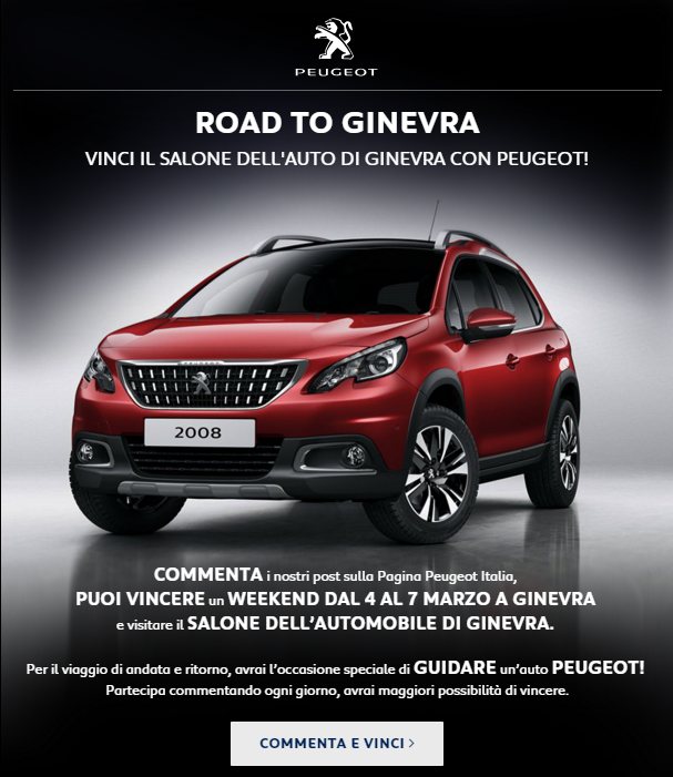 Con Road to Ginevra E3 porta i fan di Peugeot allInternational Motor Show