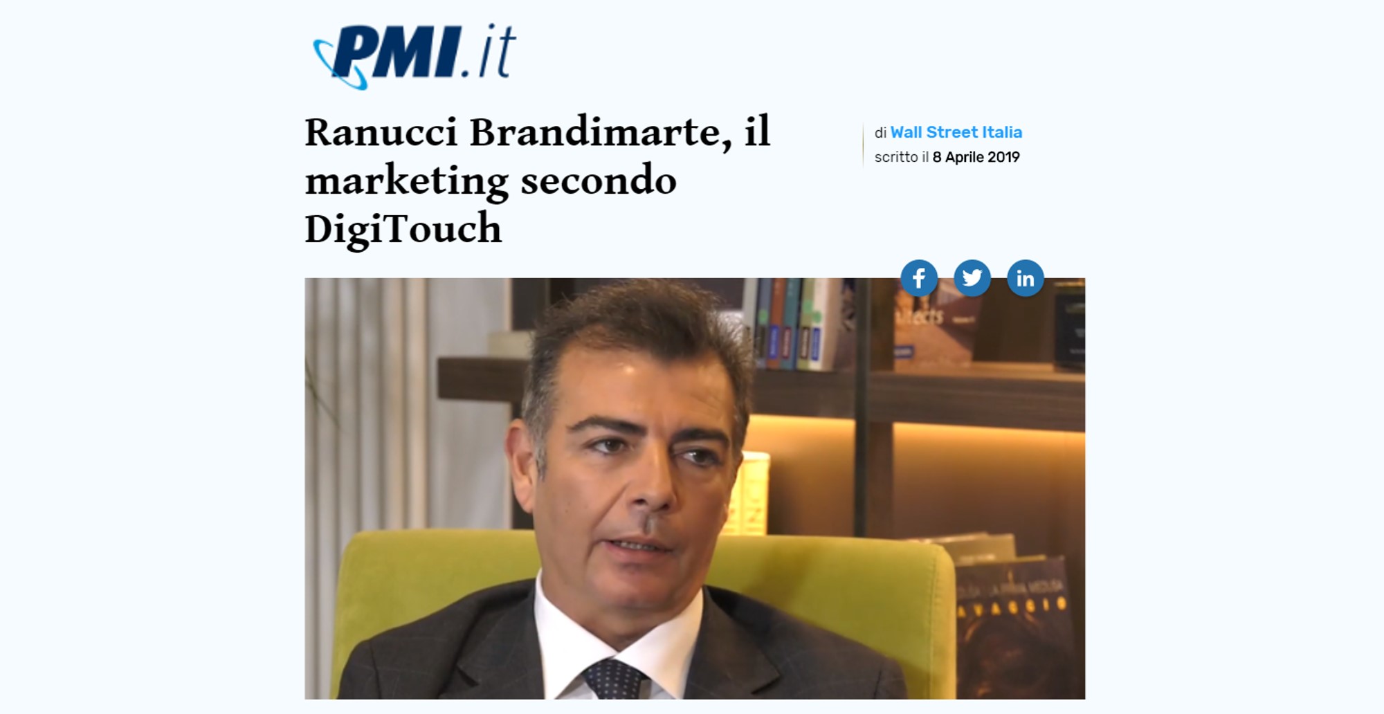 PMI.it – Videointervista – Ranucci Brandimarte, il marketing secondo DigiTouch