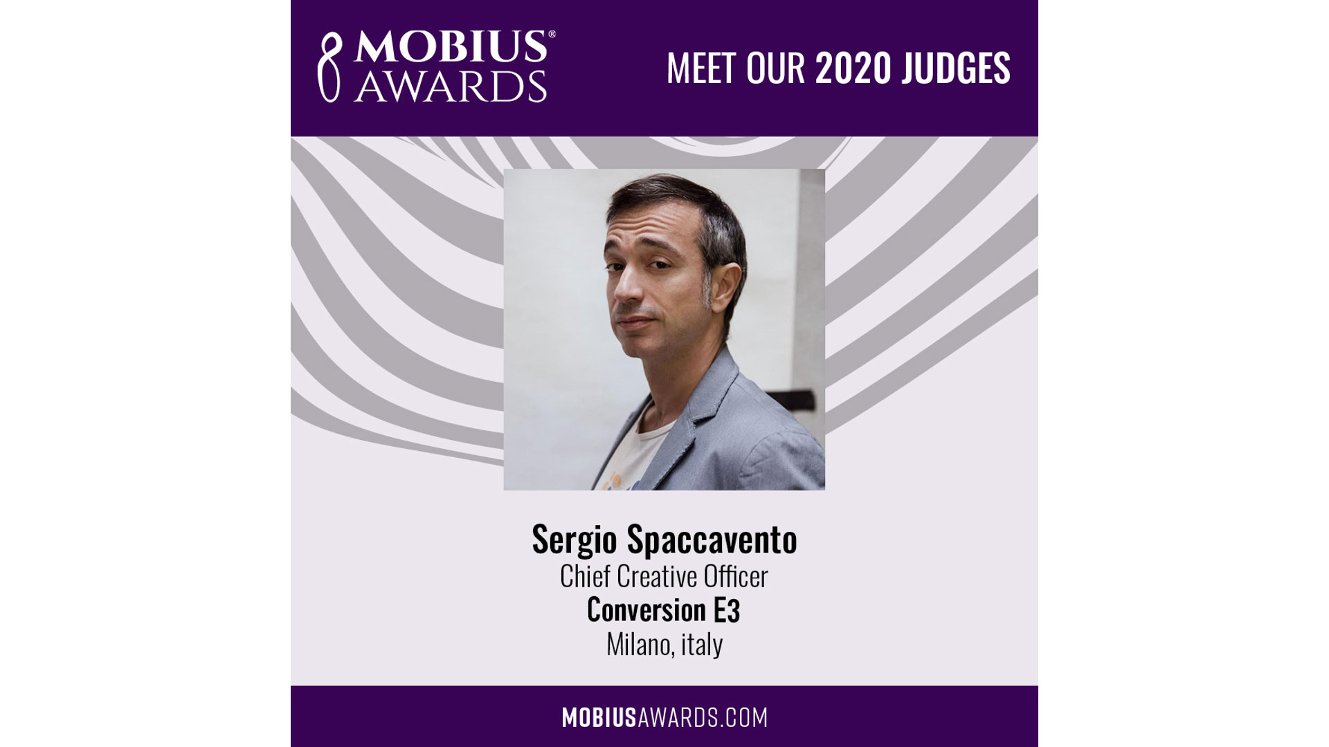 Sergio Spaccavento (Conversion E3) nella giuria dei Mobius Awards