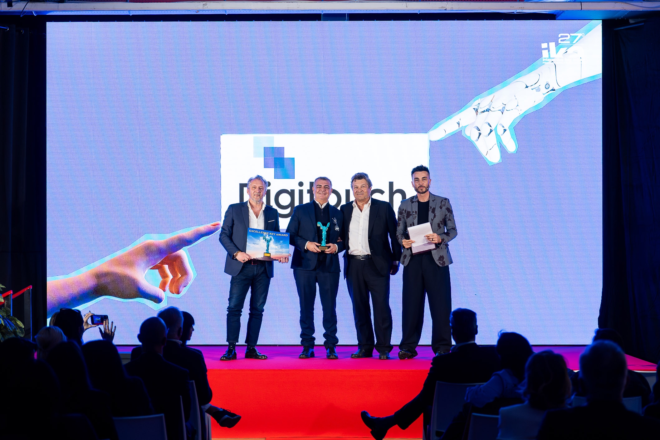 Digitouch trionfa alla 27° edizione degli Interactive Key Award: assegnato il premio speciale “Excellence Key Award”