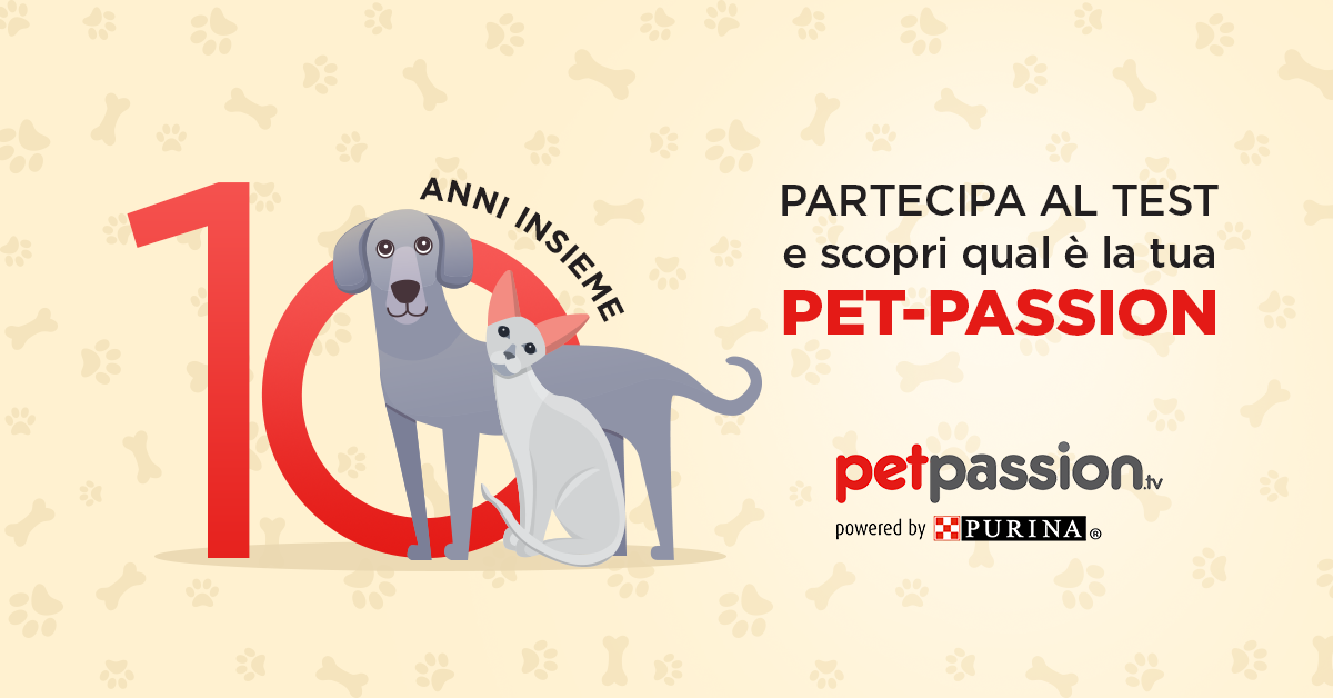 PETFAMILY.IT – PetPassion.tv: la community di Purina festeggia 10 anni