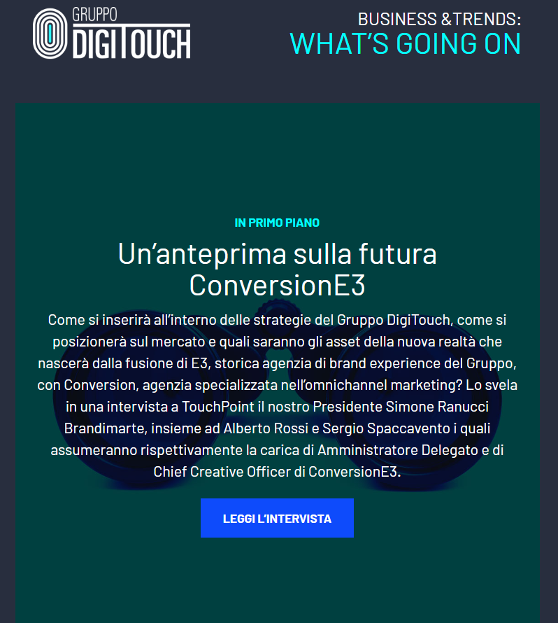Newsletter n.10 – Business & Trends: what’s going on