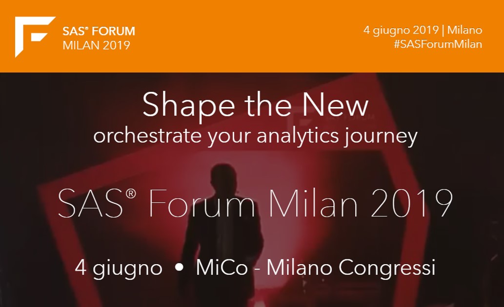 Meware è sponsor al SAS Forum Milano 2019