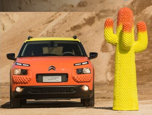 Citroën alla Milano Design Week con la concept car Citroën C4 Cactus Unexpected by Gufram – Citazione E3