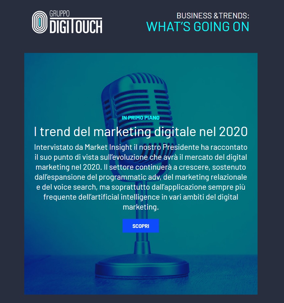 Newsletter n.5 – Business & Trends: what’s going on