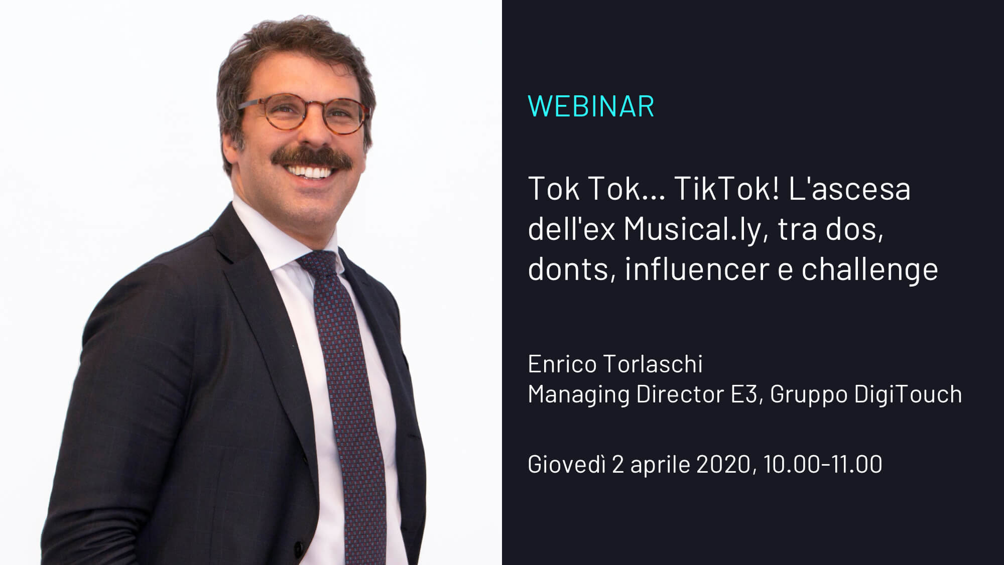 WEBINAR – Tok Tok… TikTok! L’ascesa dell’ex Musical.ly, tra dos, donts, influencer e challenge