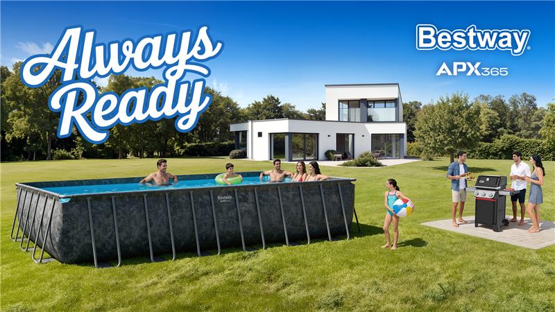 DIGITOUCH MARKETING FIRMA LA NUOVA CAMPAGNA “BESTWAY ALWAYS READY” PER IL LANCIO DELL’INNOVATIVA PISCINA APX365