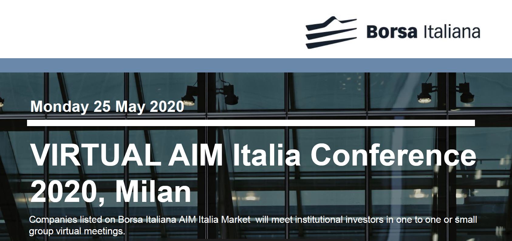 VIRTUAL AIM ITALIA CONFERENCE 2020
