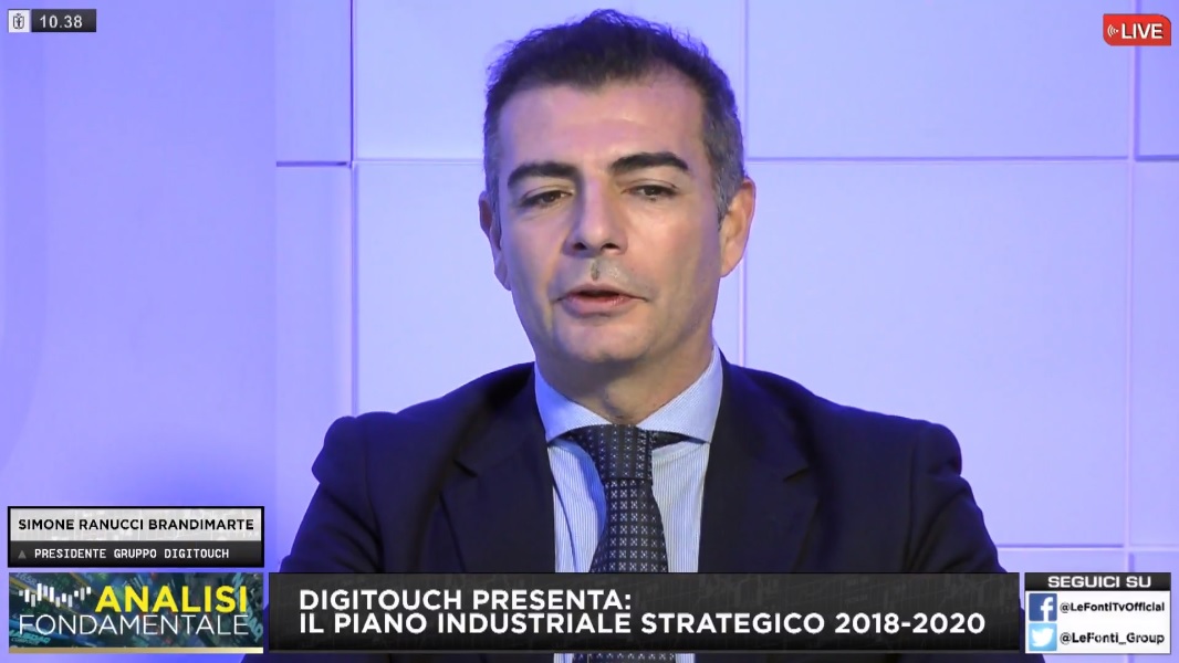 LE FONTI TV – DigiTouch presenta il piano industriale strategico 2018/2020