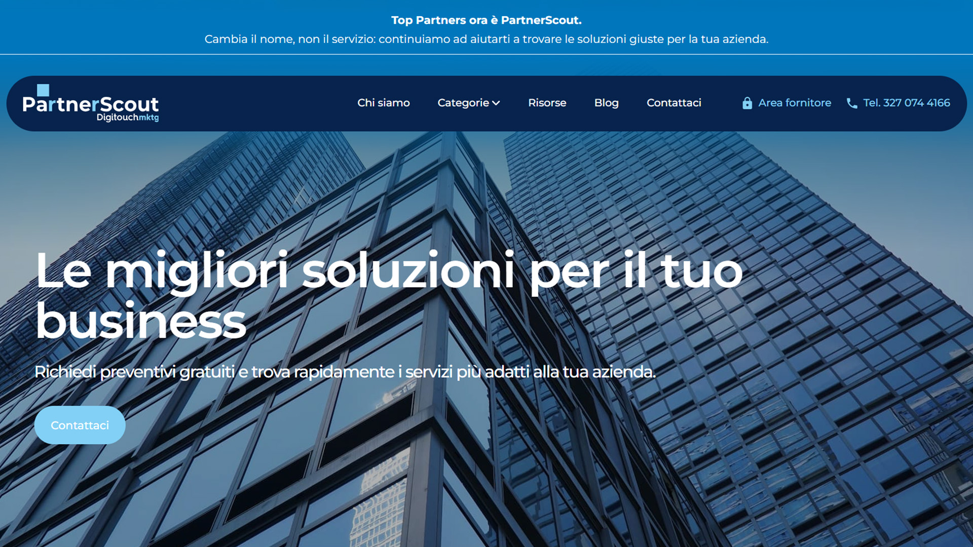 Digitouch Marketing lancia PartnerScout: il nuovo portale aggregatore di servizi e contenuti B2B