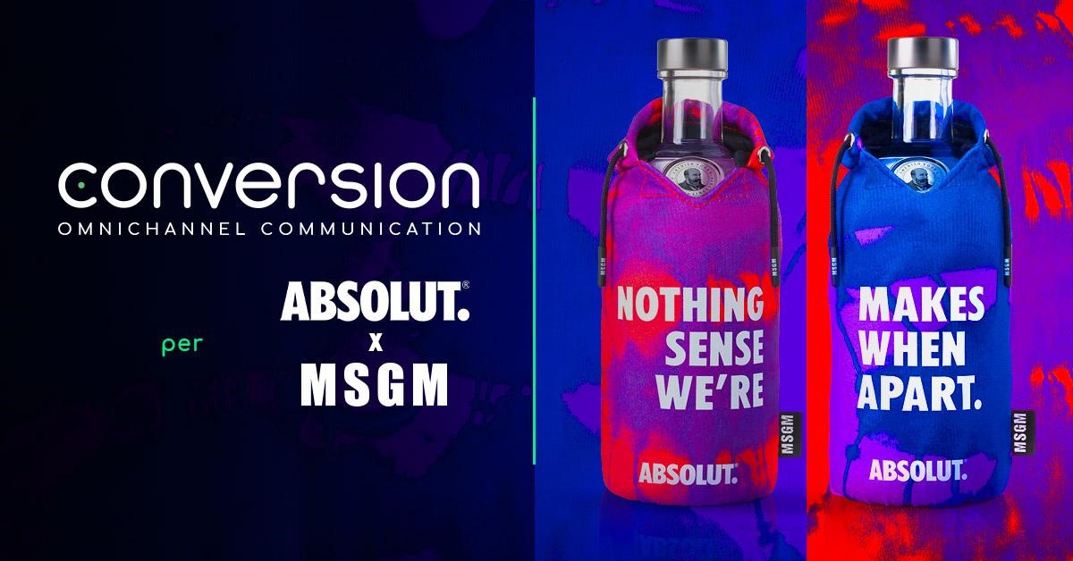 ENGAGE.IT – Absolut Vodka on e offline con Conversion per il lancio di una limited edition