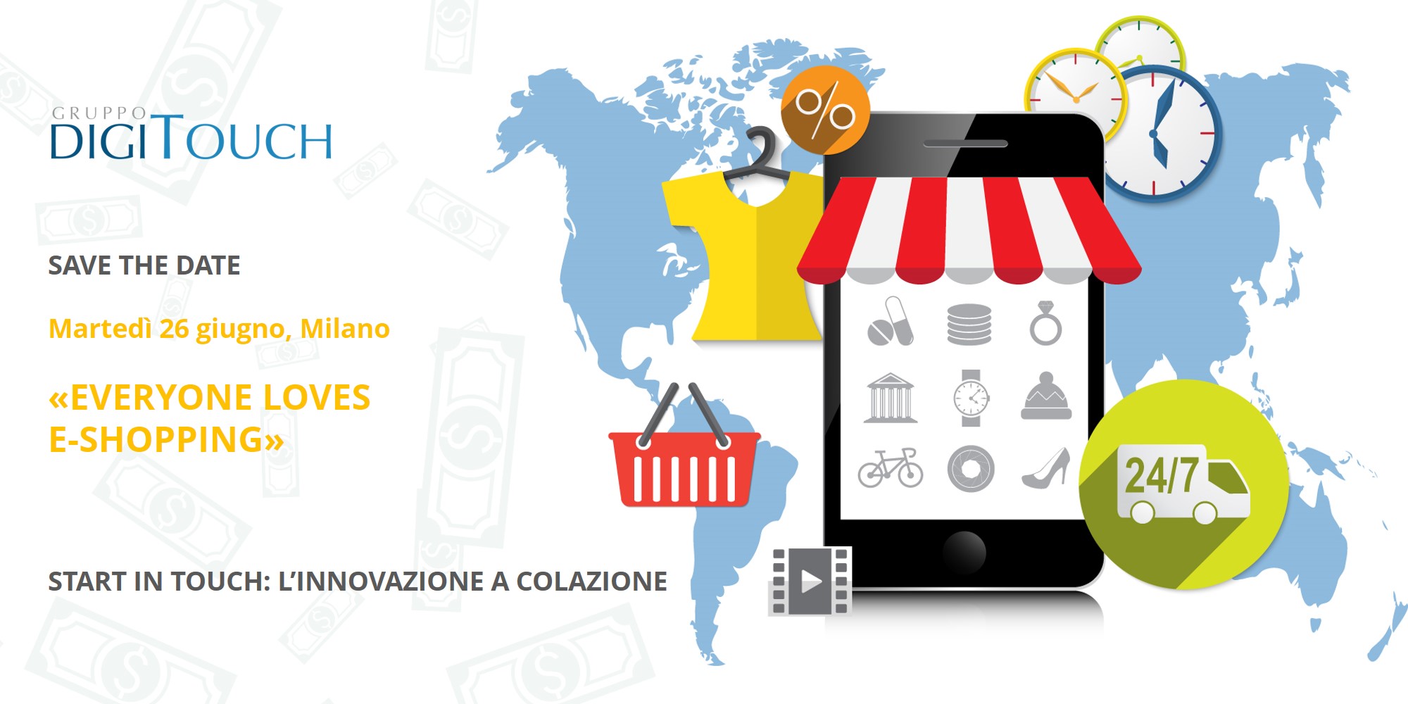 Riflettori sullo shopping online nel prossimo Start in Touch del Gruppo DigiTouch