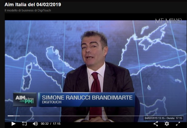CLASS CNBC – Trading Room, AIM Italia 04/02/2019. Interviene Simone Ranucci Brandimarte