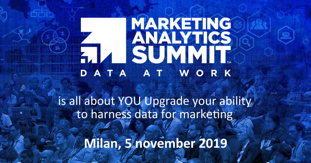 Marketing Analytics Summit, Milano