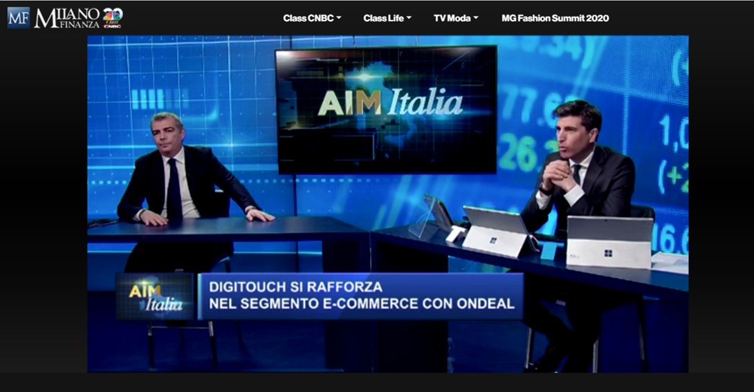 CLASS CNBC – AIM ITALIA – VideoIntervista a Simone Ranucci Brandimarte